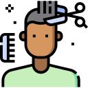 Personalized haircut consultation icon